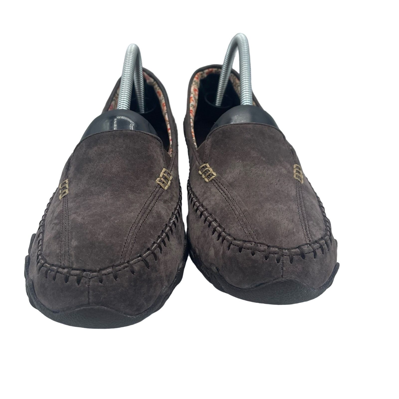 SKECHERS Skechers Relaxed Biker Pedestrian Suede Chocolate Flats 10 Size US 10 / IT 40 - 4 Thumbnail