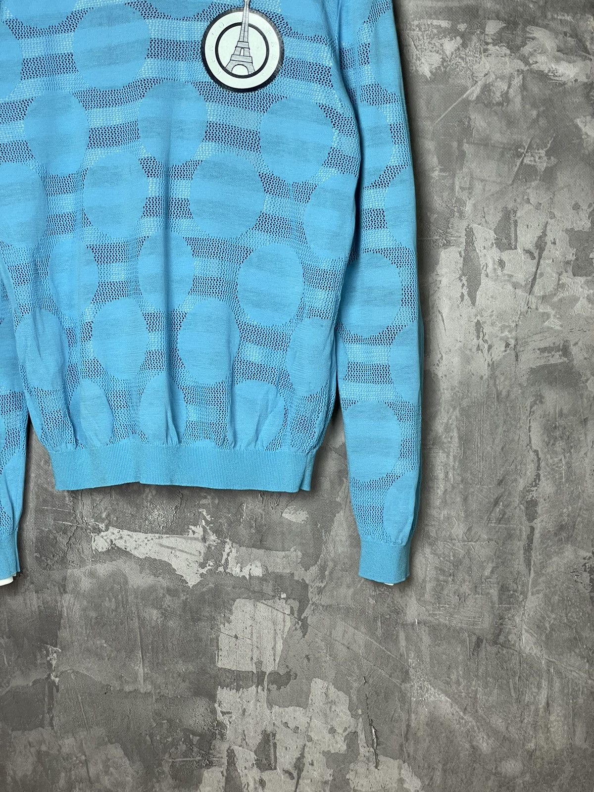 Designer × Kenzo KENZO Paris Eiffel Tower Sweatshirt Crewneck Blue size M Size M / US 6-8 / IT 42-44 - 6 Thumbnail