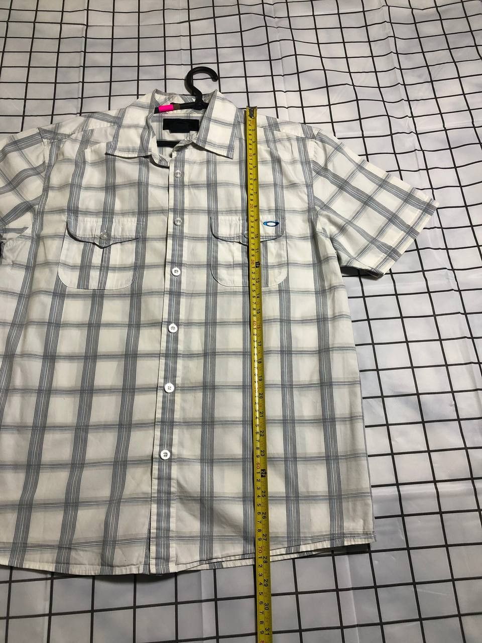 Oakley OAKLEY Mens Short Sleeve Button-up Point Collar Shirt Size US M / EU 48-50 / 2 - 2 Thumbnail