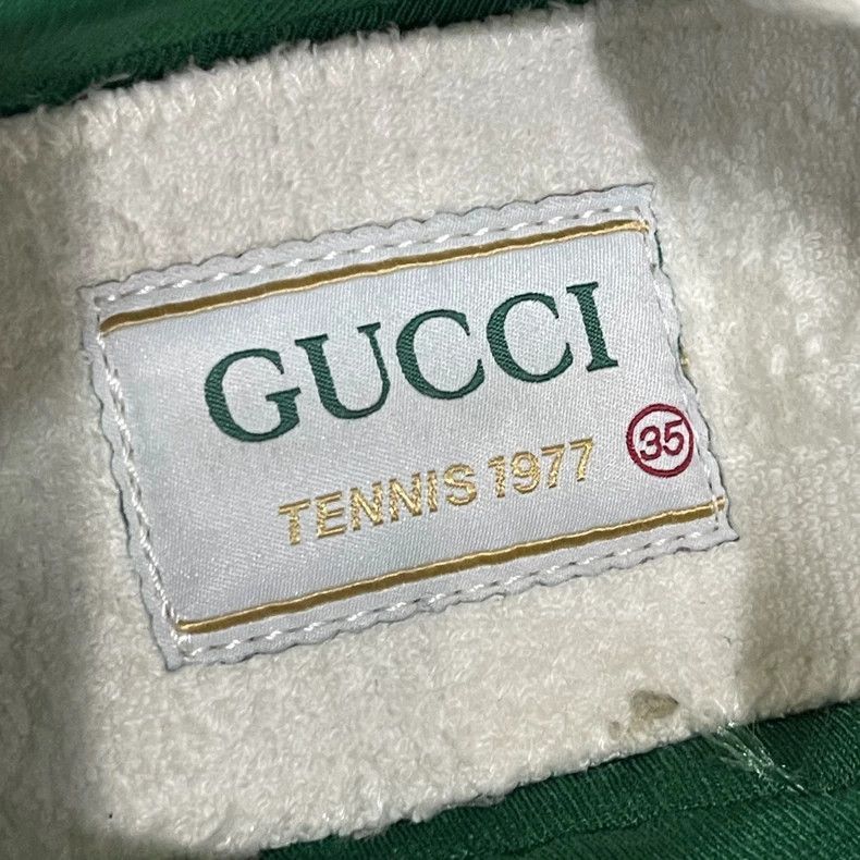Gucci Gucci Casual Sneakers with Green and Red Detail-2505 Size US 4.5 / IT 34.5 - 8 Thumbnail