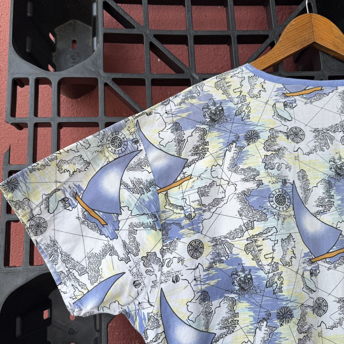 Dickies Workshirt Nurse Dickies Maps Ocean Sail Printed Size US M / EU 48-50 / 2 - 14 Thumbnail