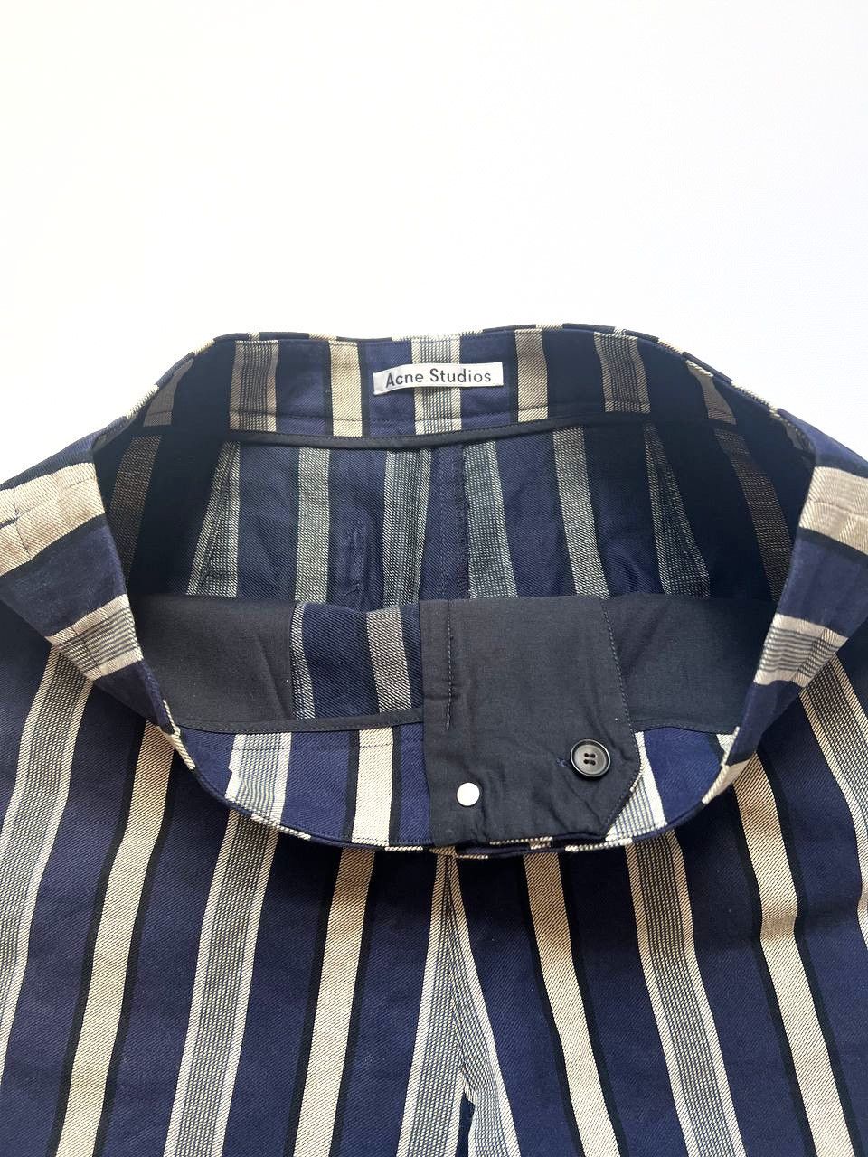 Acne Studios × Japanese Brand Acne Studios Pell den denim striped shorts Size US 32 / EU 48 - 4 Thumbnail