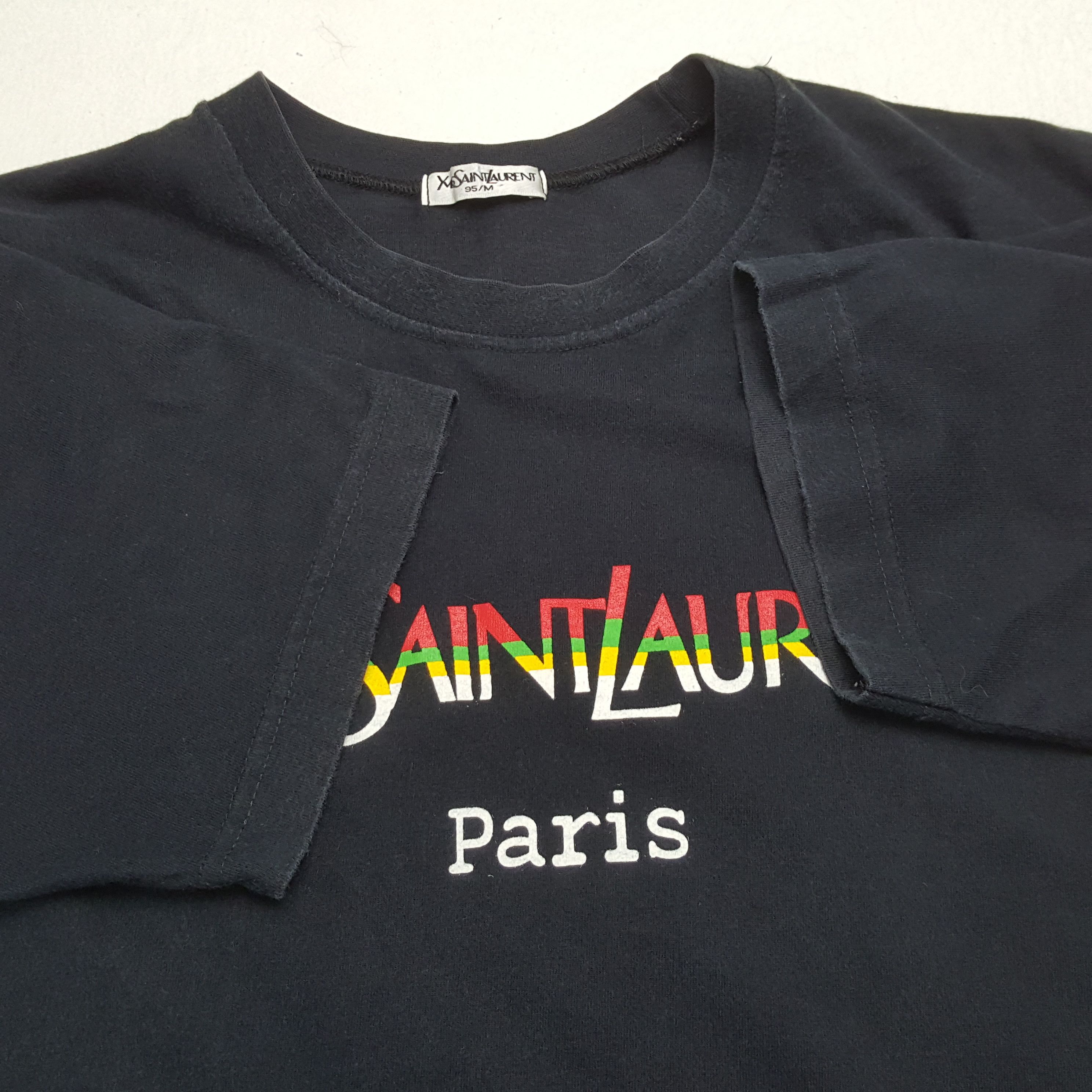 Vintage × Yves Saint Laurent Vintage YVES SAINT LAURENT Italian Brand T-Shirts Size US M / EU 48-50 / 2 - 7 Thumbnail