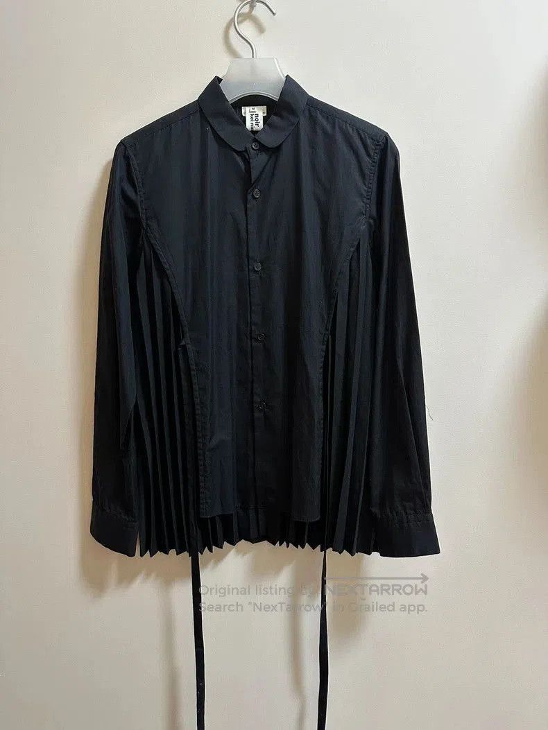 Comme des Garcons Comme des Garçons Noir Kei Ninomiya Pleated Shirt. Size US M / EU 48-50 / 2 - 3 Thumbnail