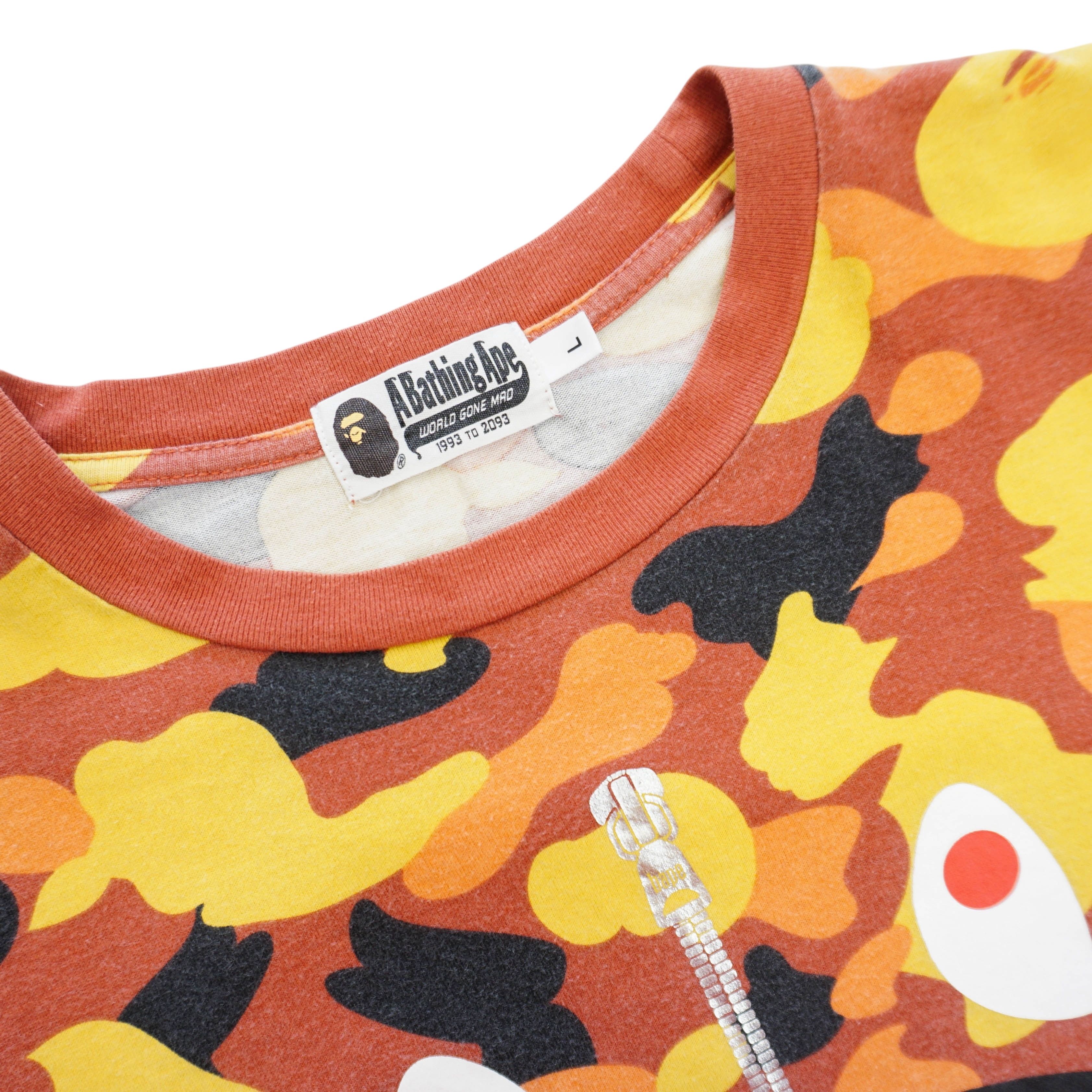 Bape A Bathing Ape / Bape Shark Head Camouflage Tee Size US M / EU 48-50 / 2 - 3 Thumbnail