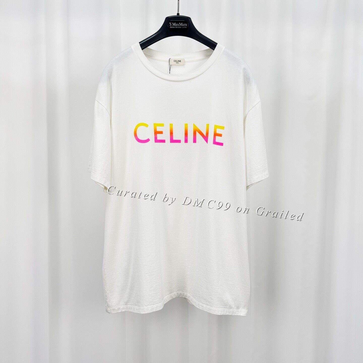 Celine Celine Gradient Letter Print Short Sleeve Size S / US 4 / IT 40 - 1 Thumbnail