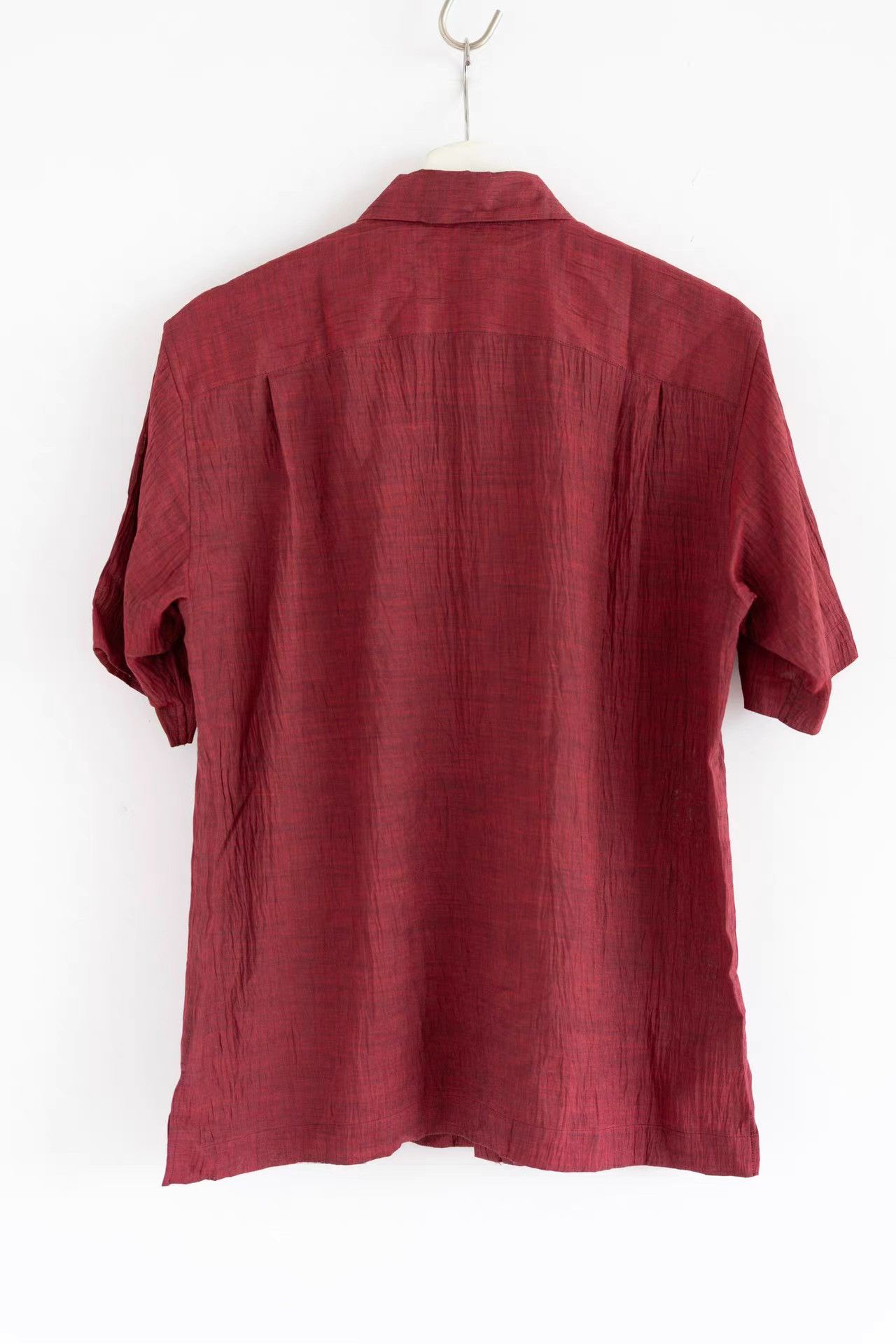 Issey Miyake Issey Miyake Men 19ss Pleated Texture Linen Shirt K4 Size US S / EU 44-46 / 1 - 2 Thumbnail
