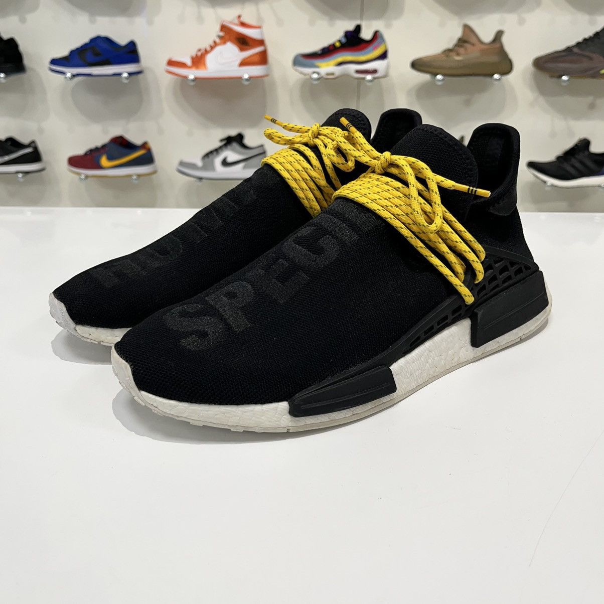 Adidas × Pharrell Adidas NMD HU Pharrell Human Species Black Size US 11 / EU 44 - 2 Thumbnail