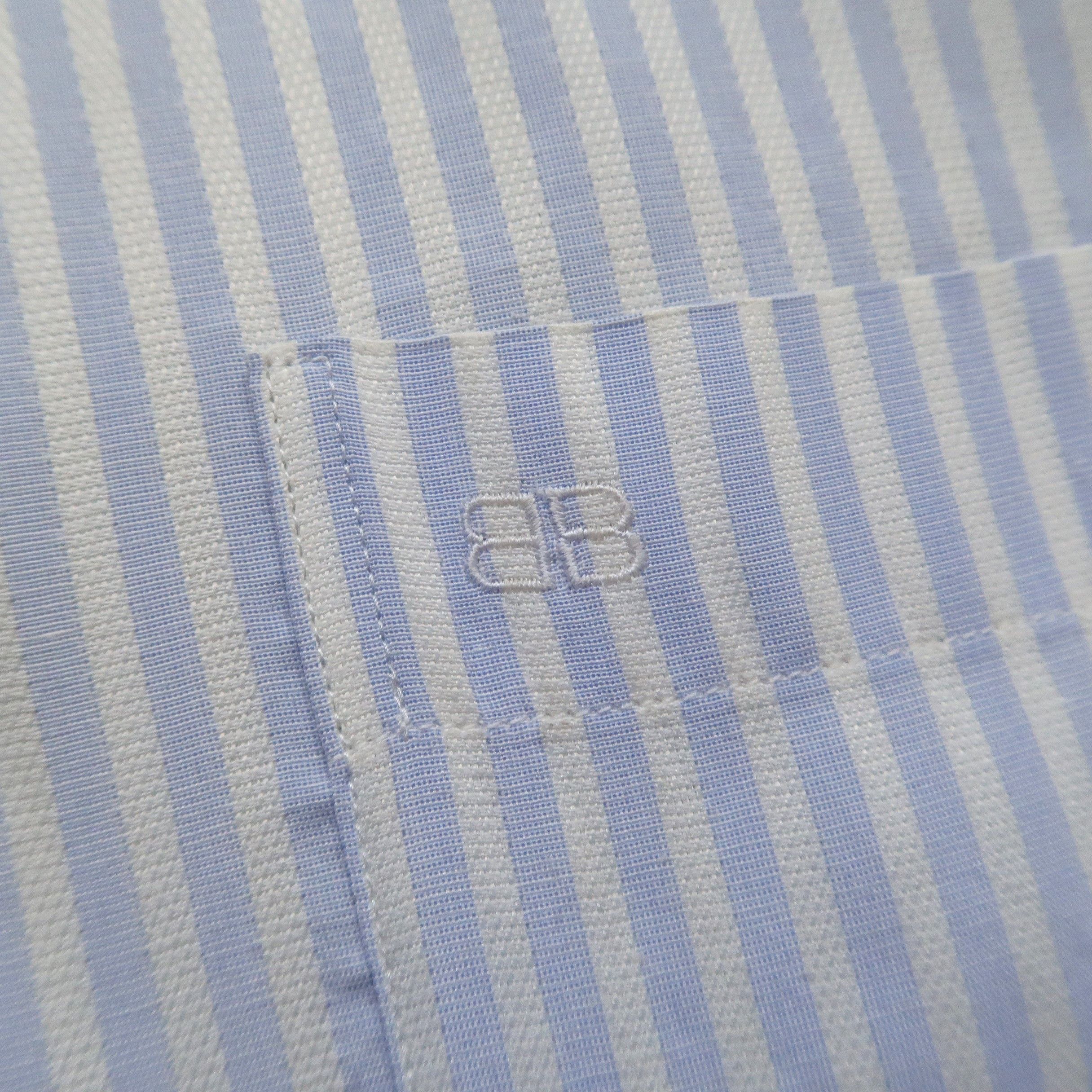 Balenciaga Vintage 90s Balenciaga Ethnic Stripe Shirt Button Size US M / EU 48-50 / 2 - 6 Thumbnail