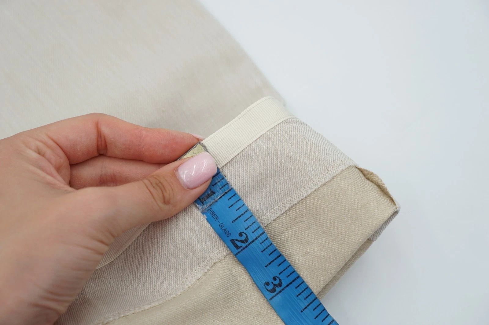 Suitsupply Men Suitsupply Pants Beige Cotton & Linen Brescia 23 US36S Size 36S - 9 Thumbnail