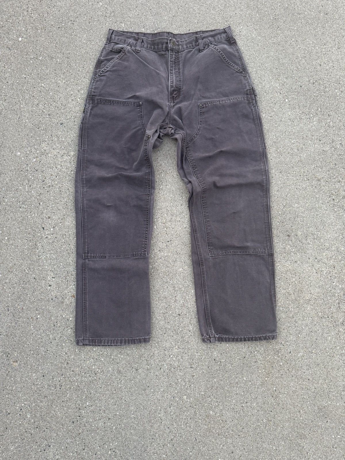 Carhartt Vintage B138 DKB Brown Carhartt Double Knee Carpenter Pants Size US 36 / EU 52 - 1 Thumbnail