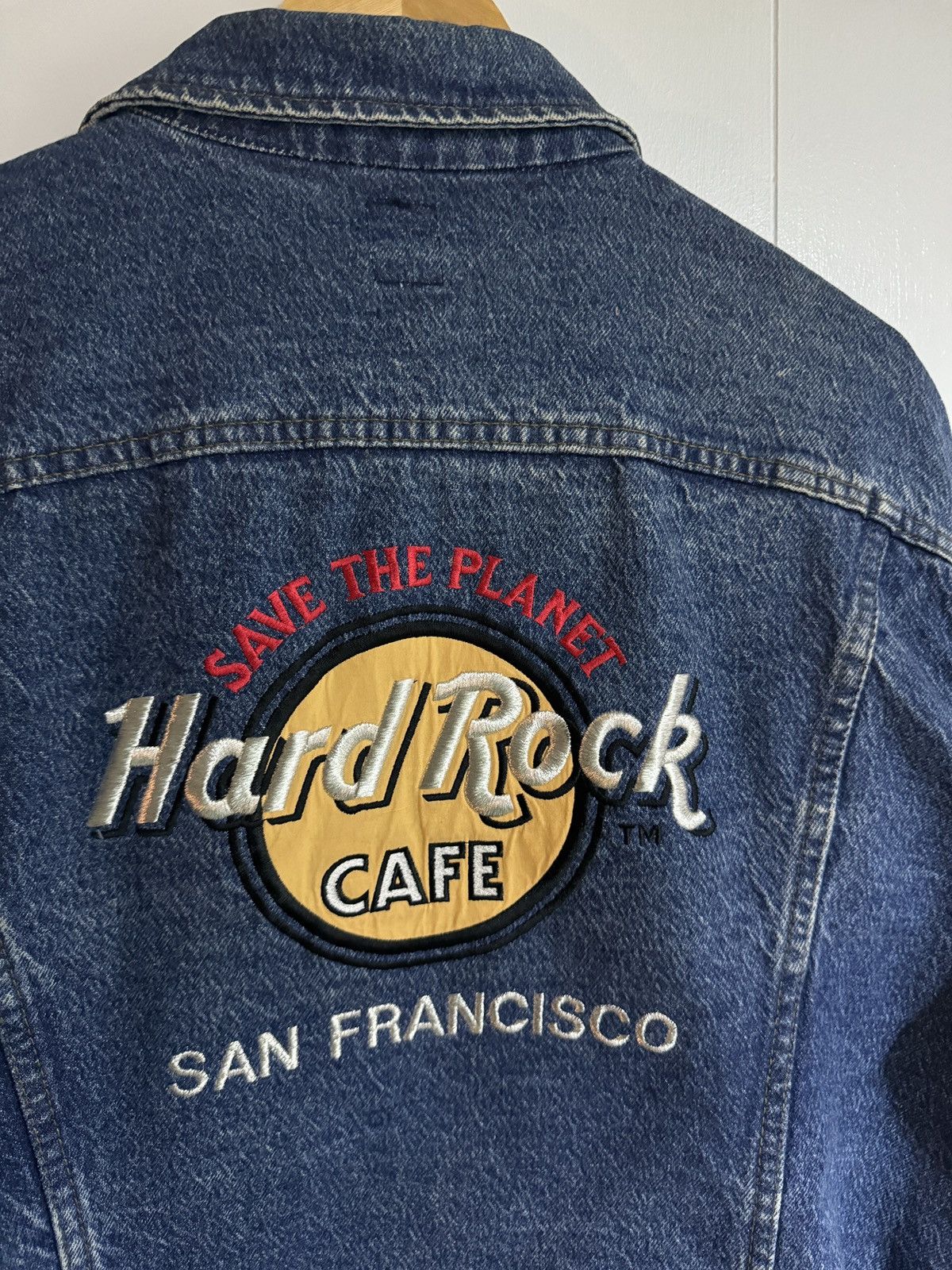 Lee Vintage Lee Hard Rock Cafe Denim Jacket 90s San Francisco Size US L / EU 52-54 / 3 - 7 Thumbnail