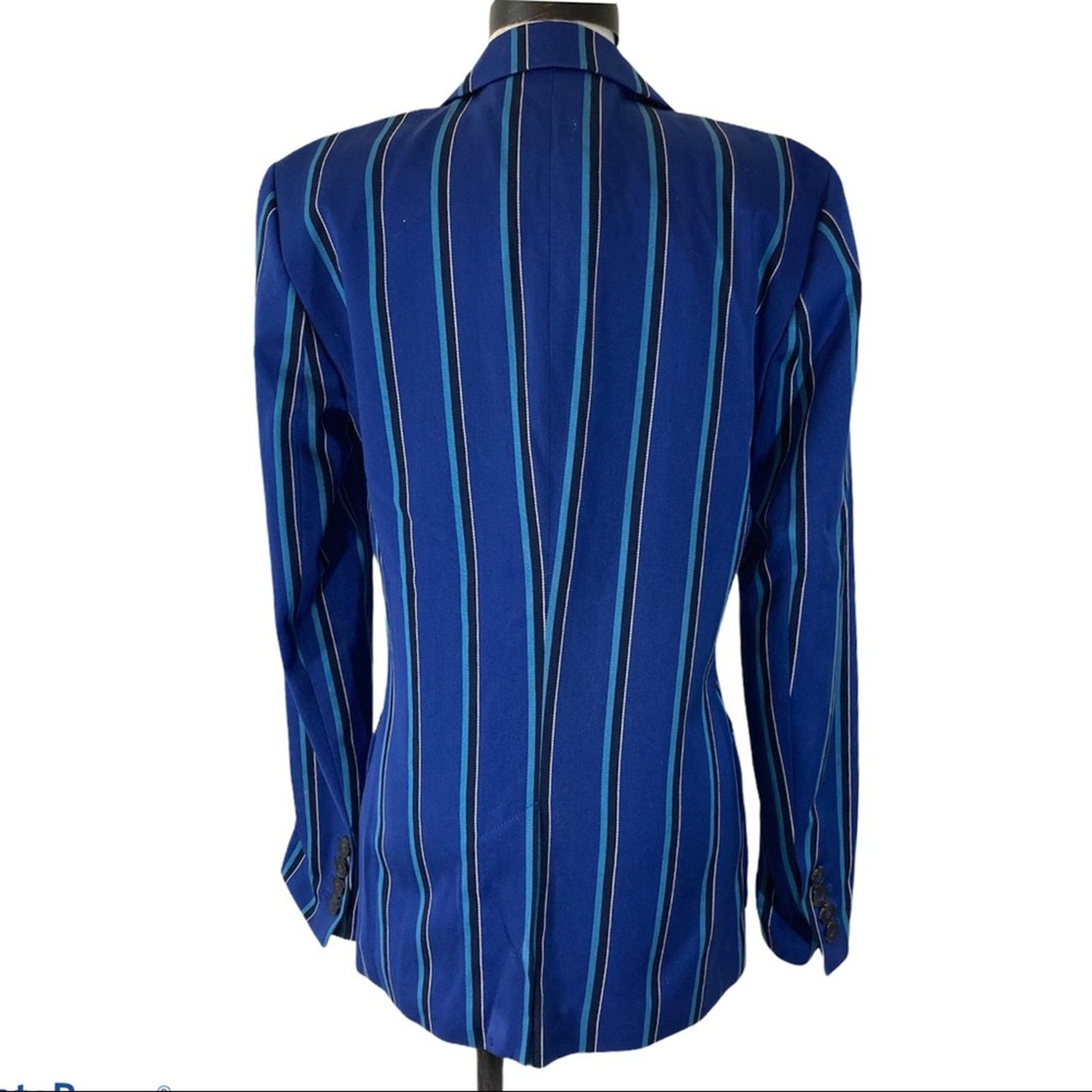 Jack Wills Jack Wills Ordway blue striped boating blazer unisex jacket Size M / US 6-8 / IT 42-44 - 3 Thumbnail