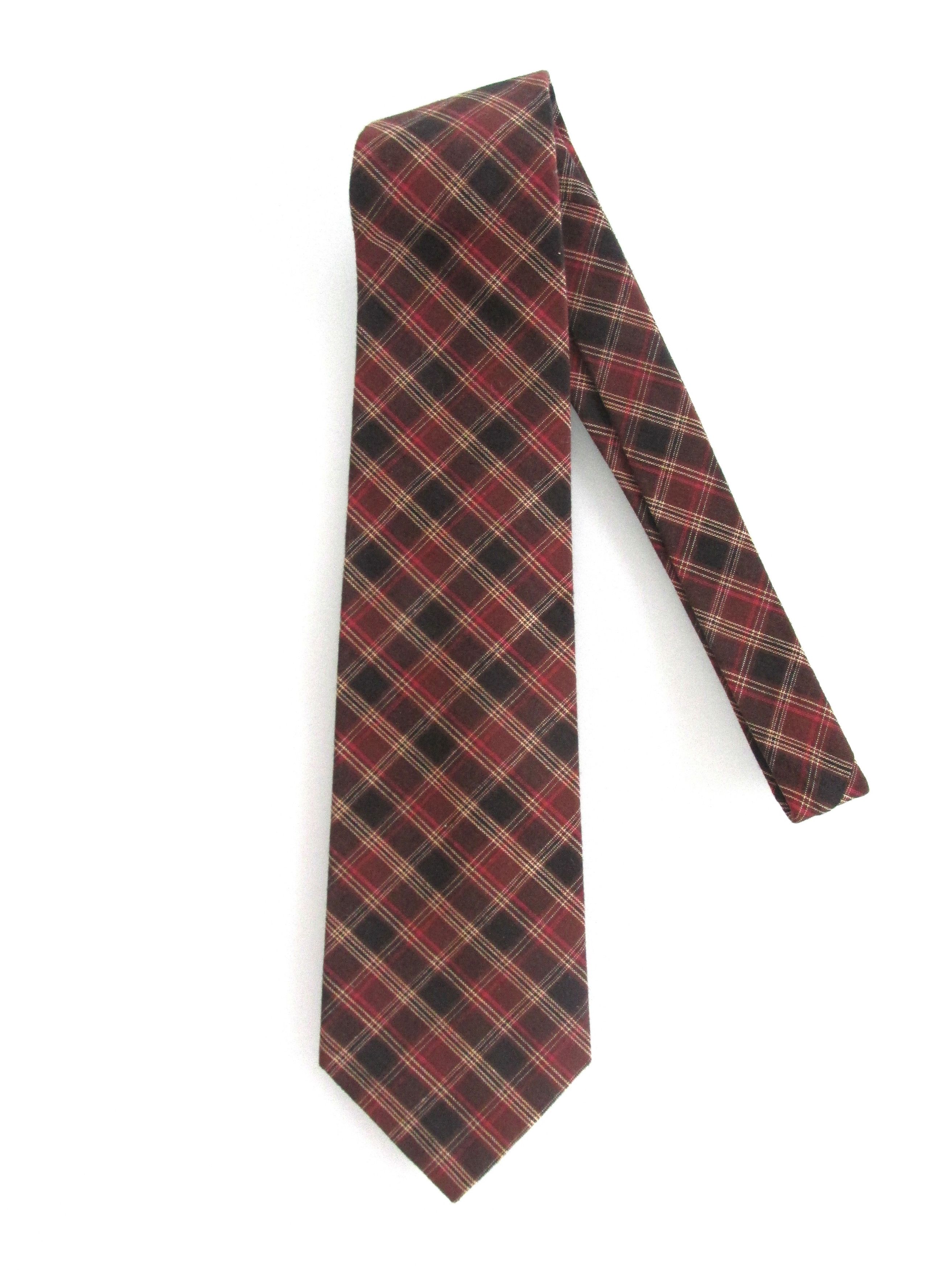 Other Tango by Max Raab Men's Cotton Plaid Ties Size ONE SIZE - 1 Thumbnail