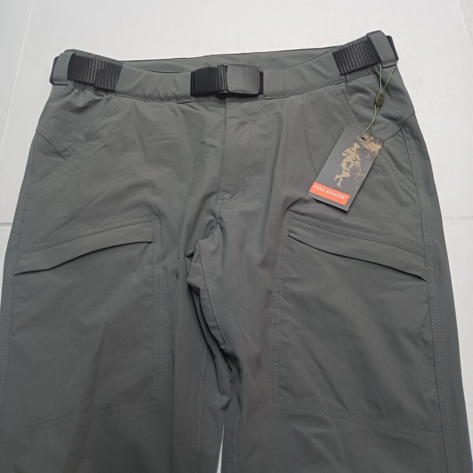 & Other Stories FREE SOLDIER Mens Cargo Hiking Tactical Pants Gray Sz 32x32 Size US 32 / EU 48 - 2 Thumbnail