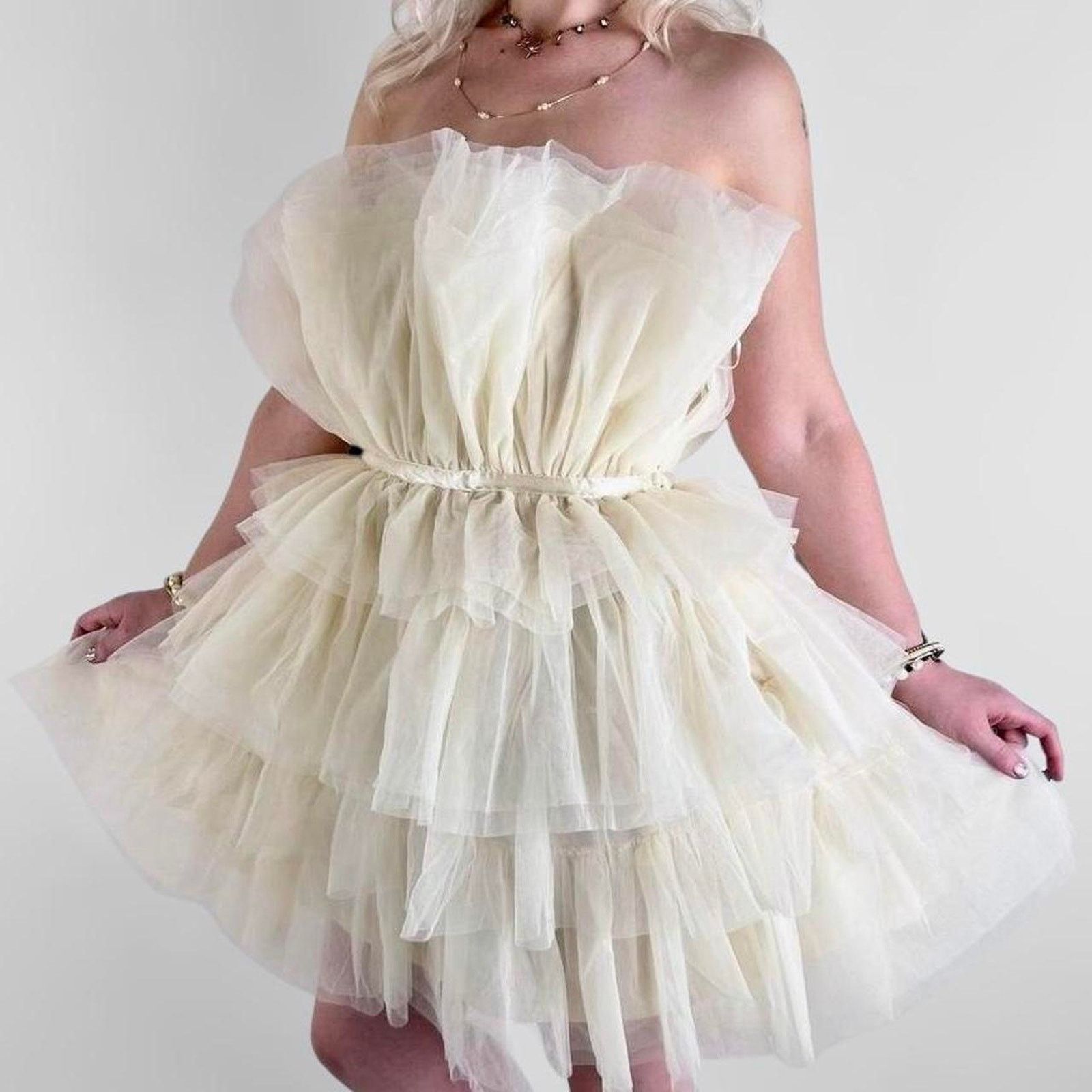 Other coquette fairy princess formal mini dress Size M / US 6-8 / IT 42-44 - 4 Thumbnail
