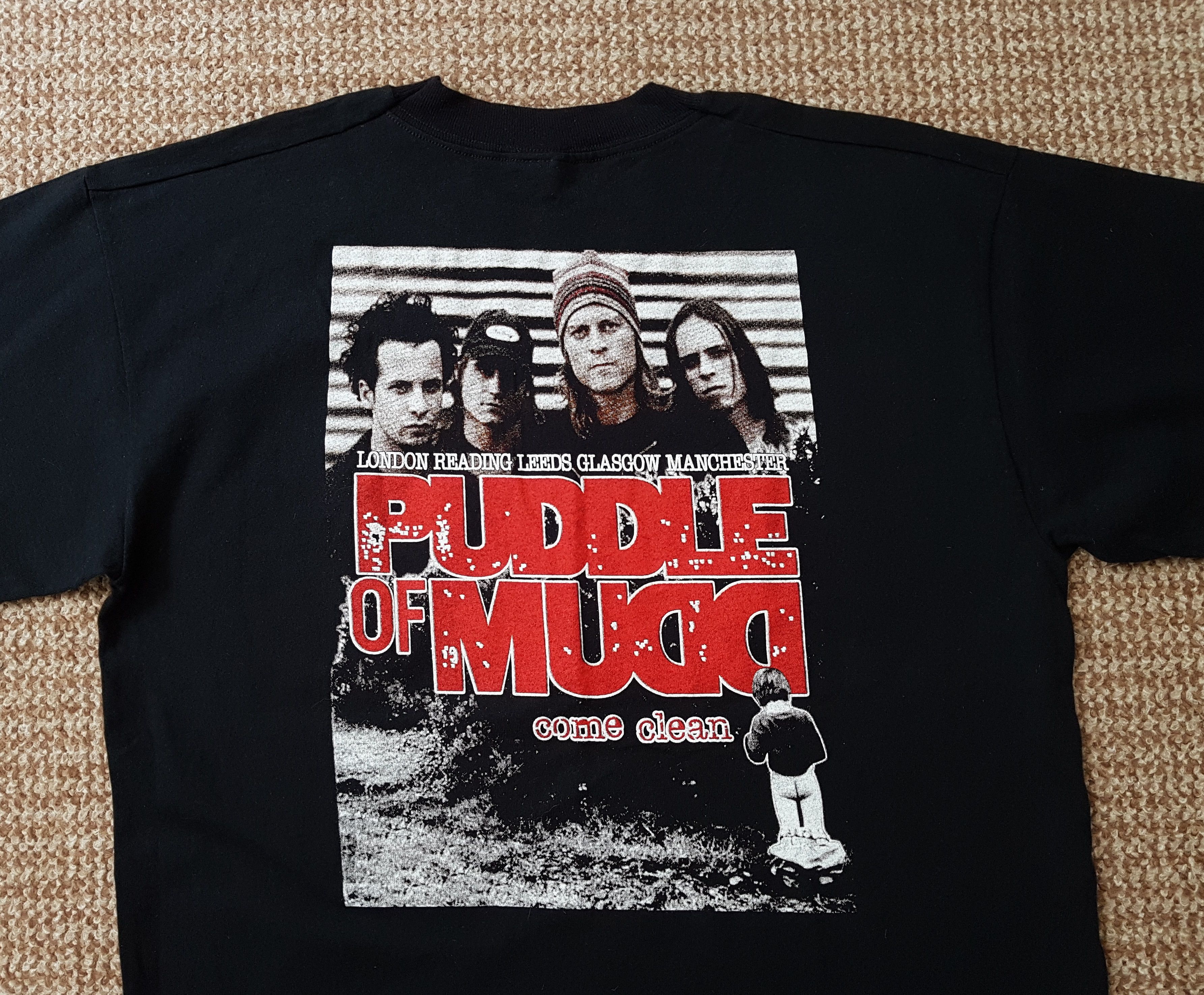 Band Tees Vintage Puddle of Mudd Come Clean Band Tee T Shirt Size US L / EU 52-54 / 3 - 7 Thumbnail