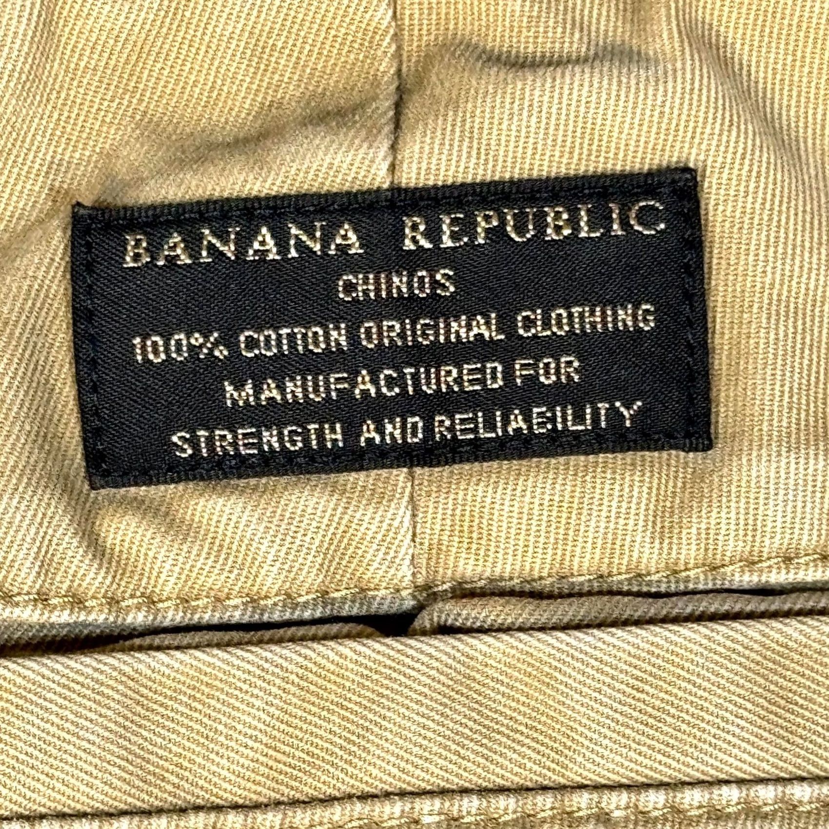 Banana Republic Banana Republic Mens Dawson Chino Pants 32/32 Beige 100% Cotton Mid-Rise Slim Straight Pants Mens Beige Cotton Chino 32/32 Size US 32 / EU 48 - 4 Thumbnail