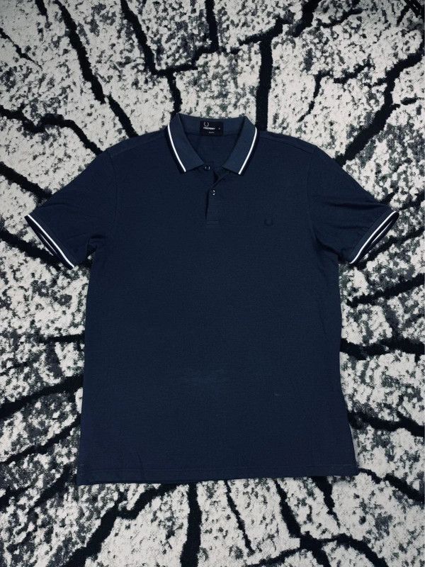 Fred Perry Fred Perry XL Navy Blue Polo Shirt Size US XL / EU 56 / 4 - 1 Thumbnail