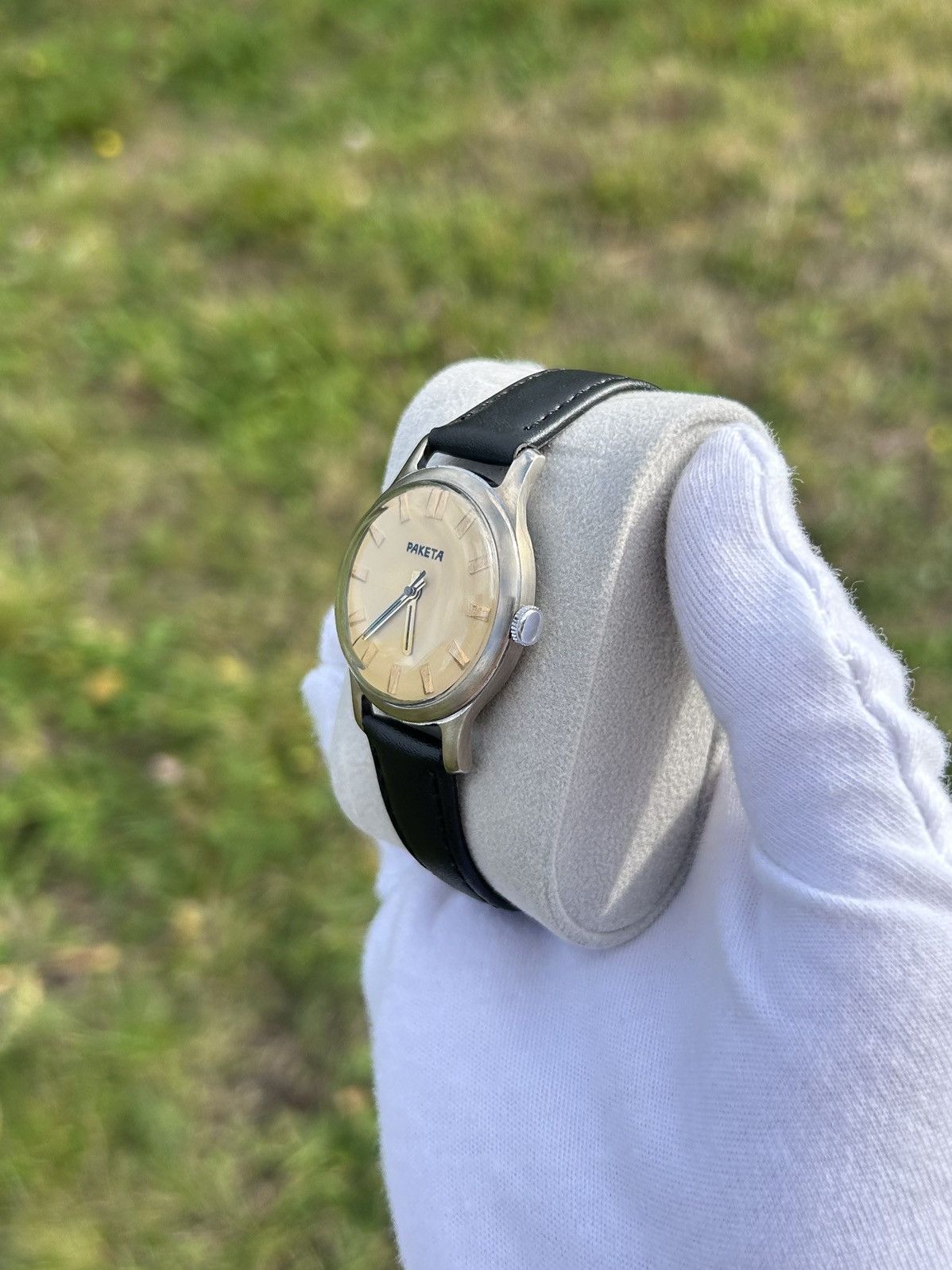 Vintage Vintage Watch Raketa Soviet USSR Mechanical Wristwatch 1950s Size ONE SIZE - 14 Thumbnail