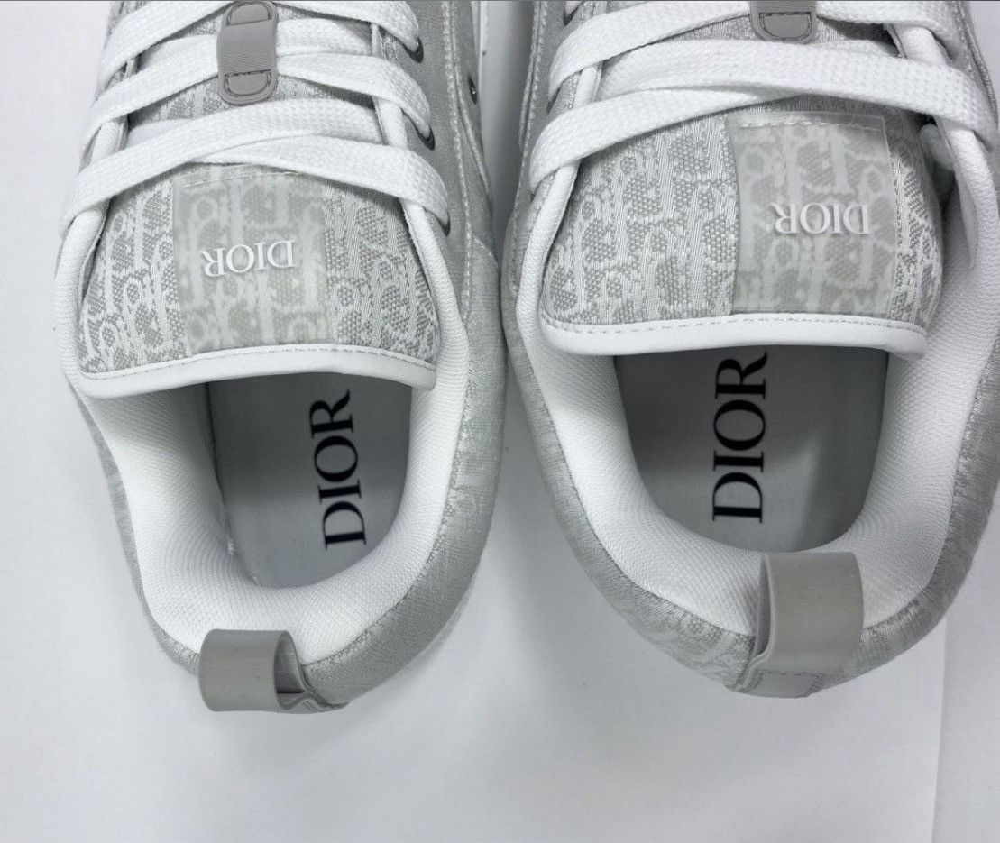 Dior B23 GREY SKATER DO CANVAS LOW TOP SNEAKERS Size US 13 / EU 46 - 7 Thumbnail