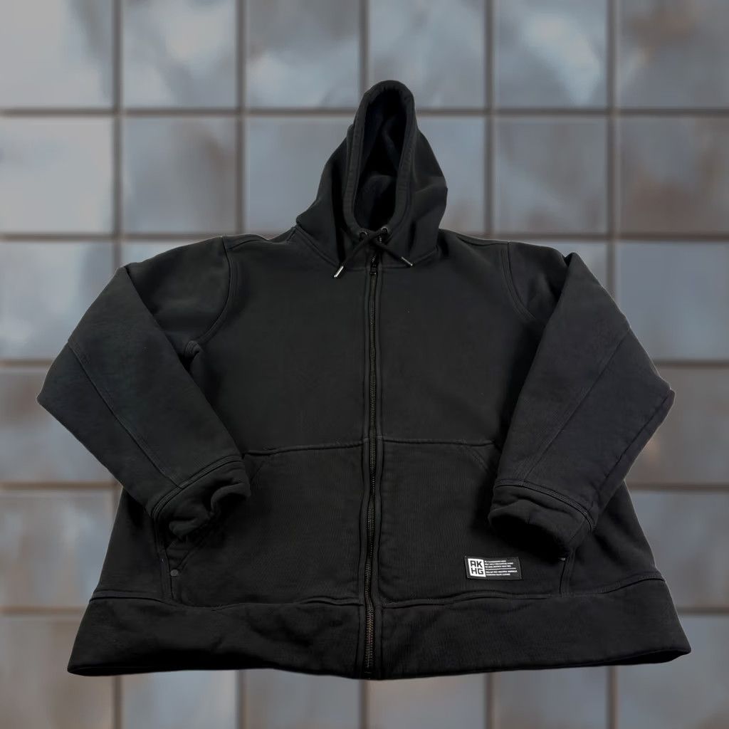 Vintage Alaskan Hardgear Hoodie Mens XL Black Full Zip Heavyweight Casual Jacket Size US XL / EU 56 / 4 - 1 Thumbnail