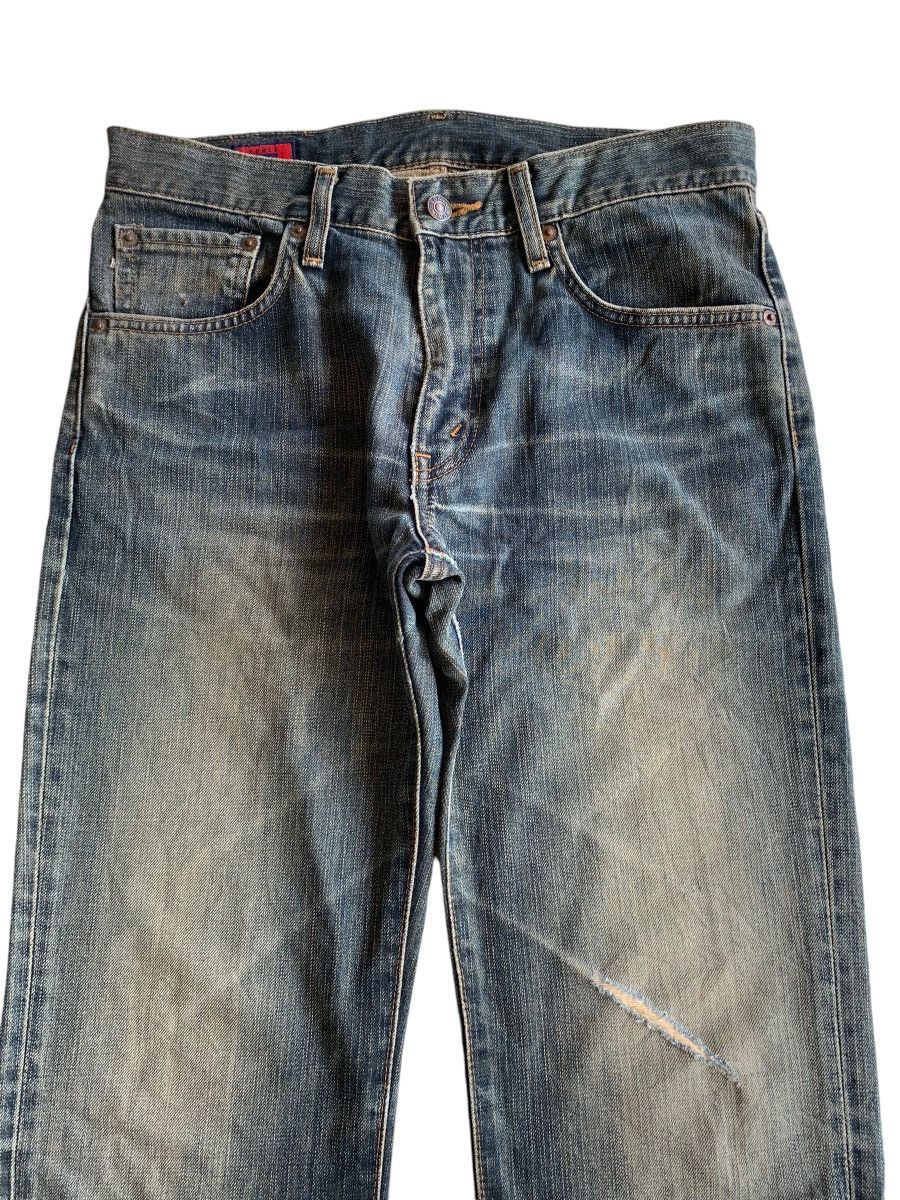 Japanese Brand × Kapital × Vintage Vintage Edwin 503zz Mudwash Distressed Denim☠️🎌 Size US 30 / EU 46 - 5 Thumbnail