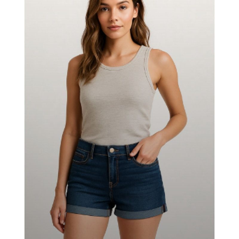 Aeropostale Aeropostale Denim Shorts Cuffed Y2K Mid Rise Size 4 Size 27" / US 4 / IT 40 - 1 Thumbnail