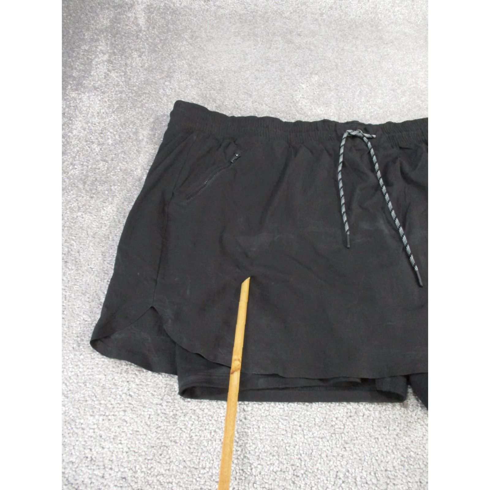 Athleta Athleta Skort 20 Black Nylon Ripstop Solid Athletic Athleisure Outdoor Sports Womens Size ONE SIZE - 2 Thumbnail