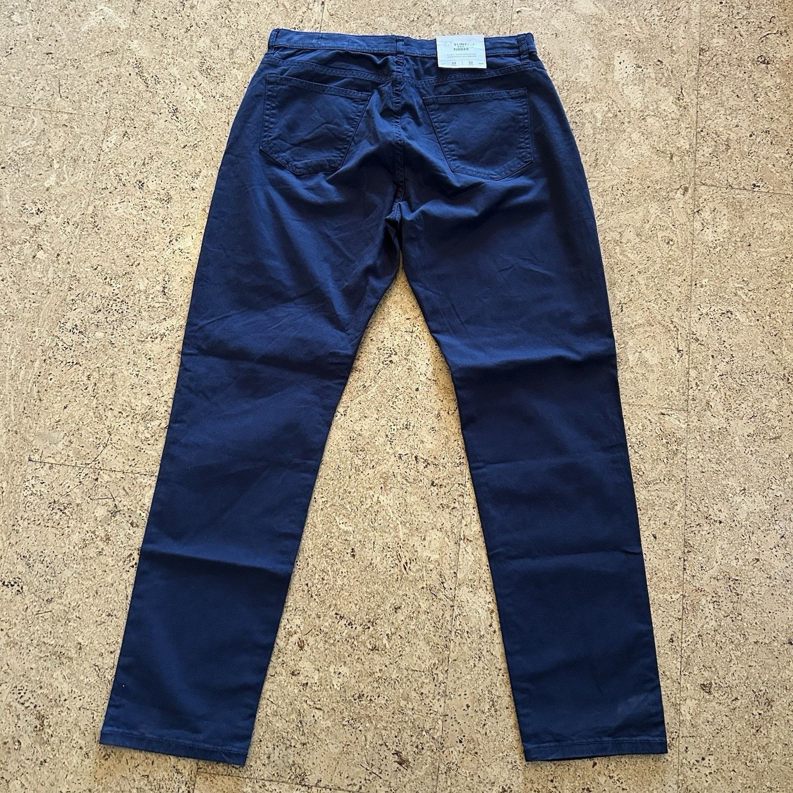 Flint And Tinder NEW Huckberry 365 Tapered Fit Stretch Chino Pants 33x32 Size US 33 - 4 Thumbnail
