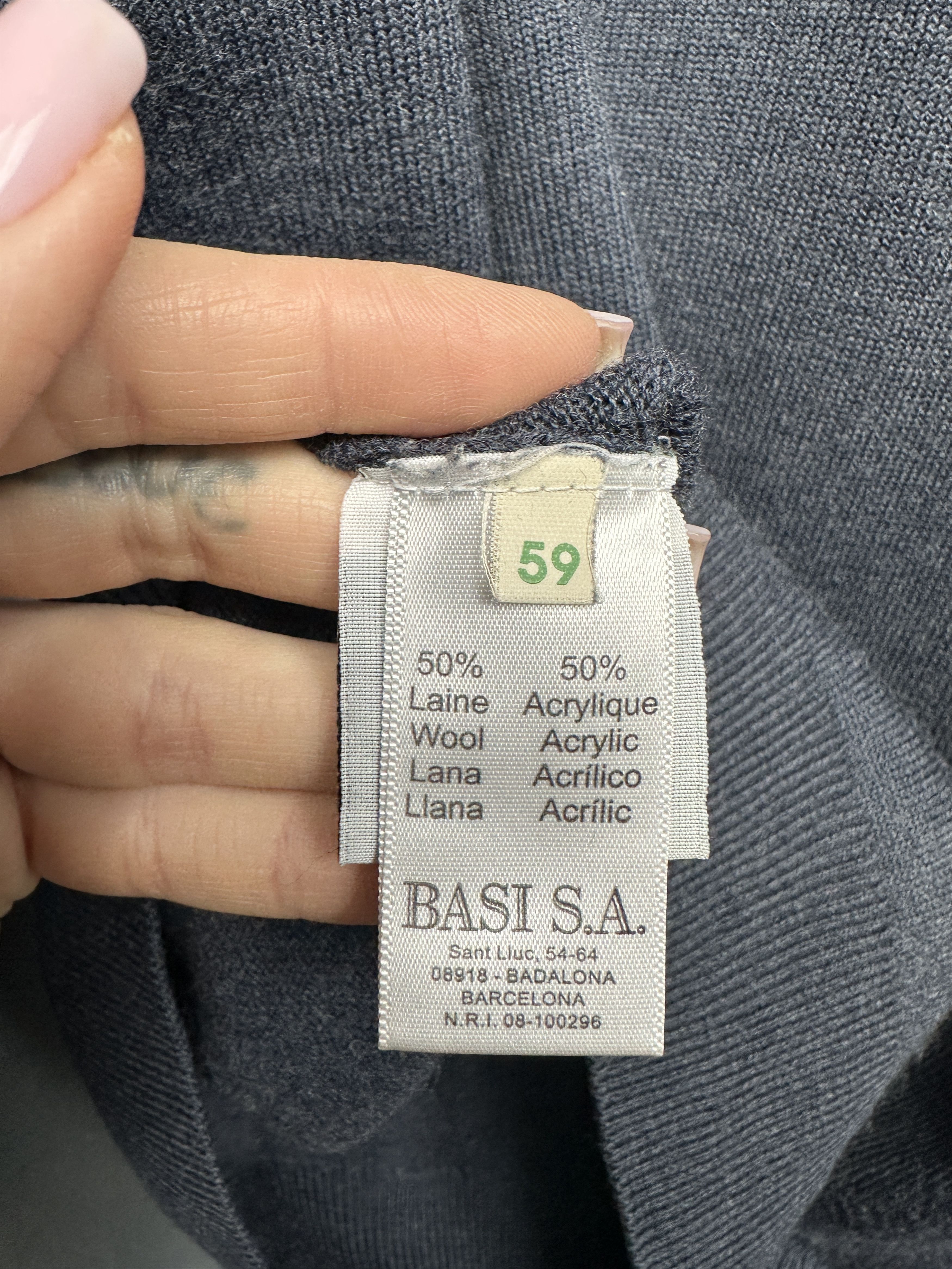 Lacoste Lacoste Mens Wool Acrylic Crew Neck Sweater Size US XXL / EU 58 / 5 - 5 Thumbnail
