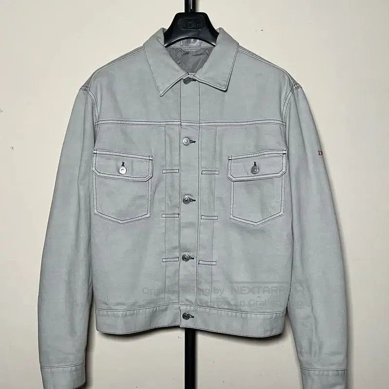 Dior Dior Men's Gray Cotton Jacket . Size US M / EU 48-50 / 2 - 1 Thumbnail