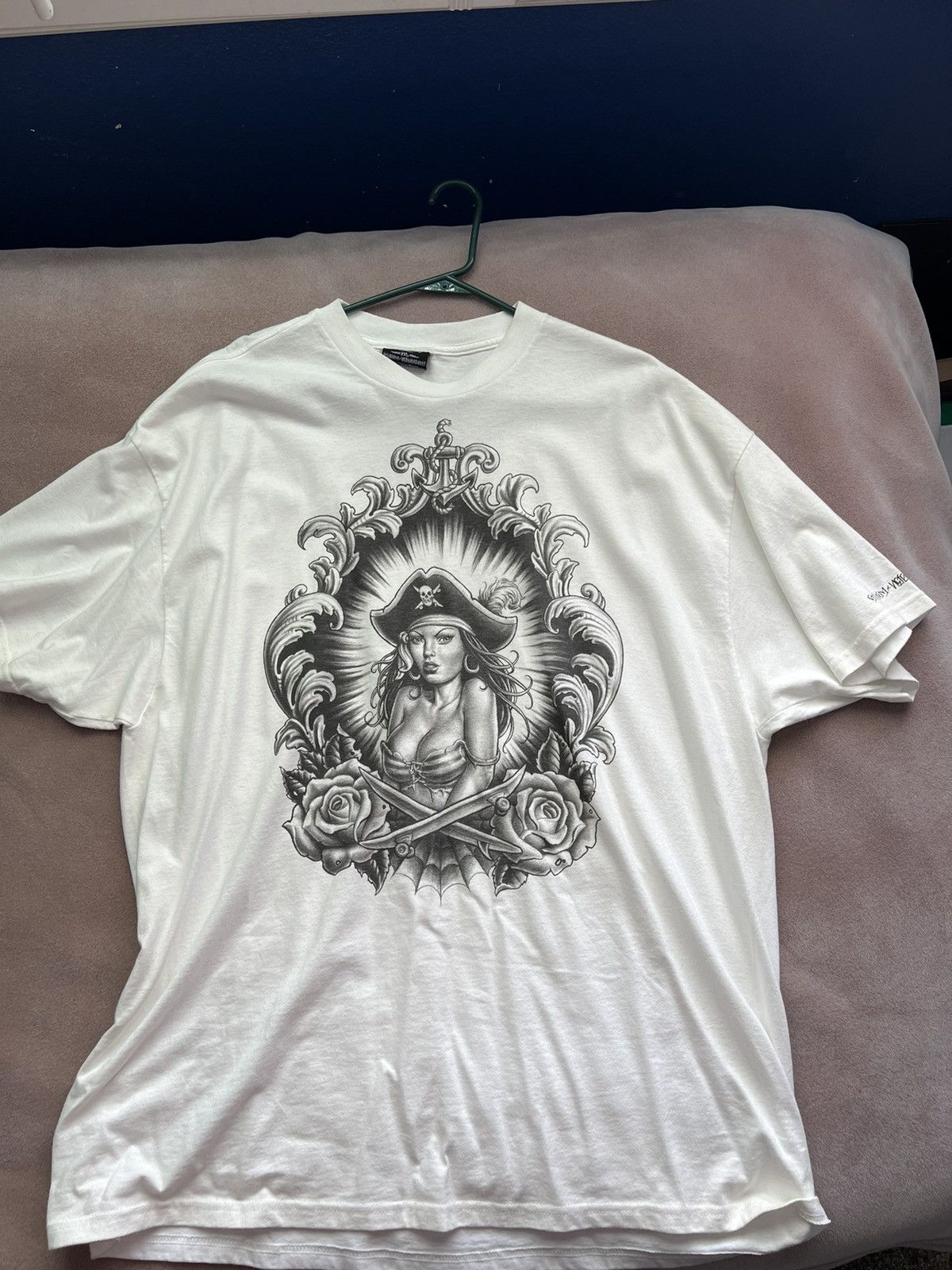 Study Neighborhood Boneyard Pirate Girl Tee