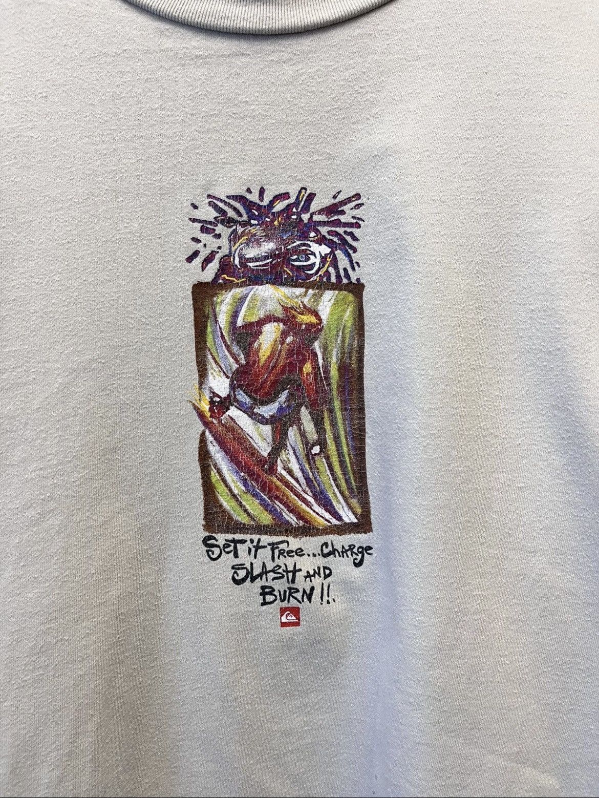 Quiksilver Quiksilver Vintage T-shirt Size US S / EU 44-46 / 1 - 2 Thumbnail