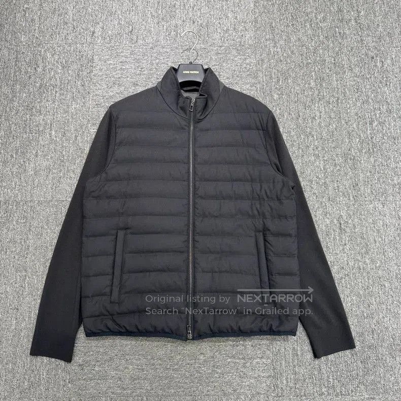 Loro Piana Loro Piana Knit Panel Down Jacket. Size US XL / EU 56 / 4 - 1 Thumbnail