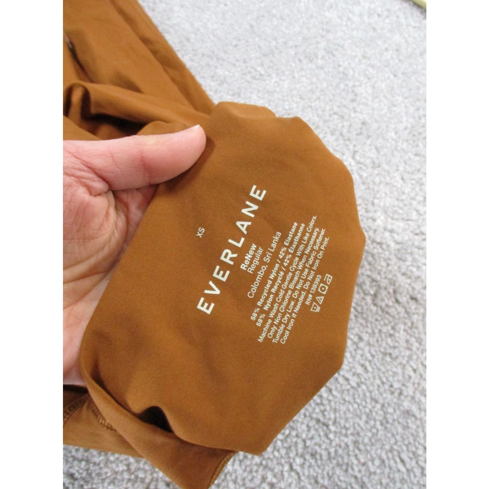 Everlane Everlane Leggings Womens XS Burnt Orange Compression Gym Activewear Athleisure Classic Sports Womens Size 26" / US 2 / IT 38 - 7 Thumbnail