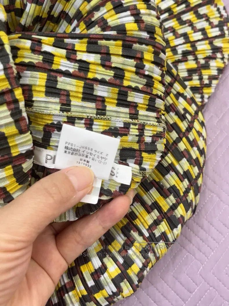 Issey Miyake Yellow Dress