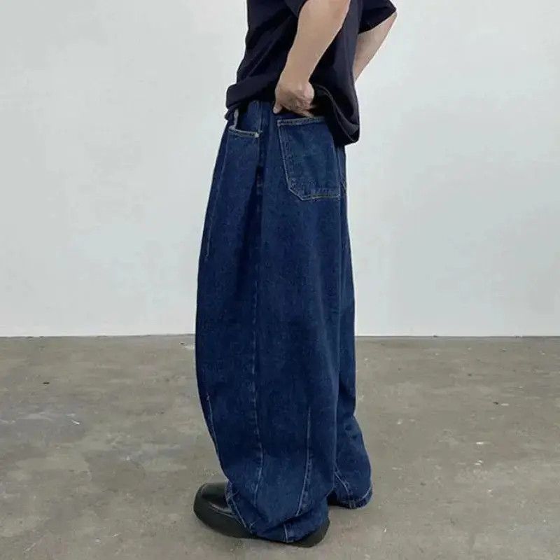 Japanese Brand Straight Bottom Wide Leg Streetwear Jeans Size US 32 / EU 48 - 2 Thumbnail