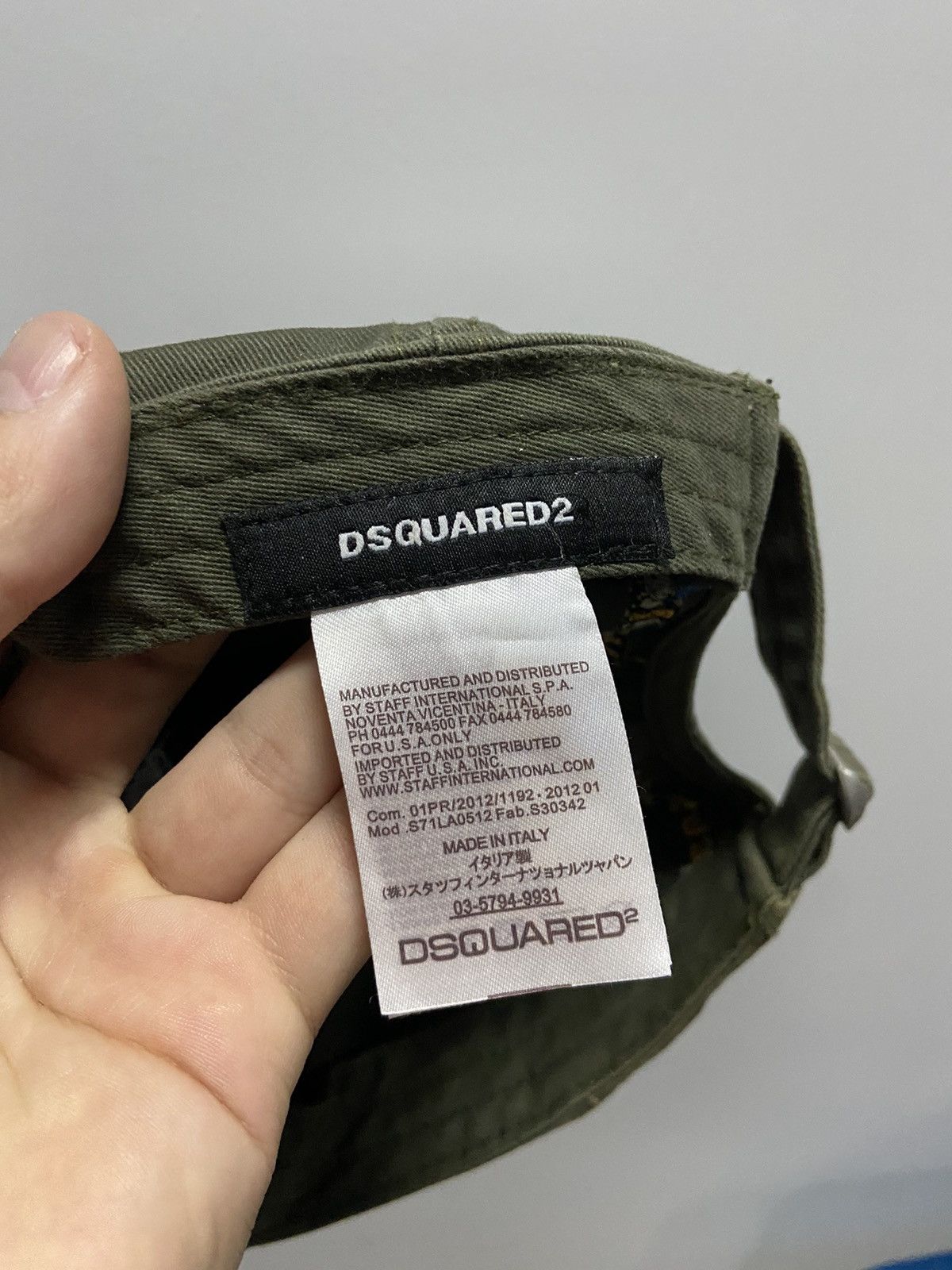 Dsquared2 × Vintage Dsquared2 Cap Vintage big Logo Y2K Style Skate Size ONE SIZE - 6 Thumbnail