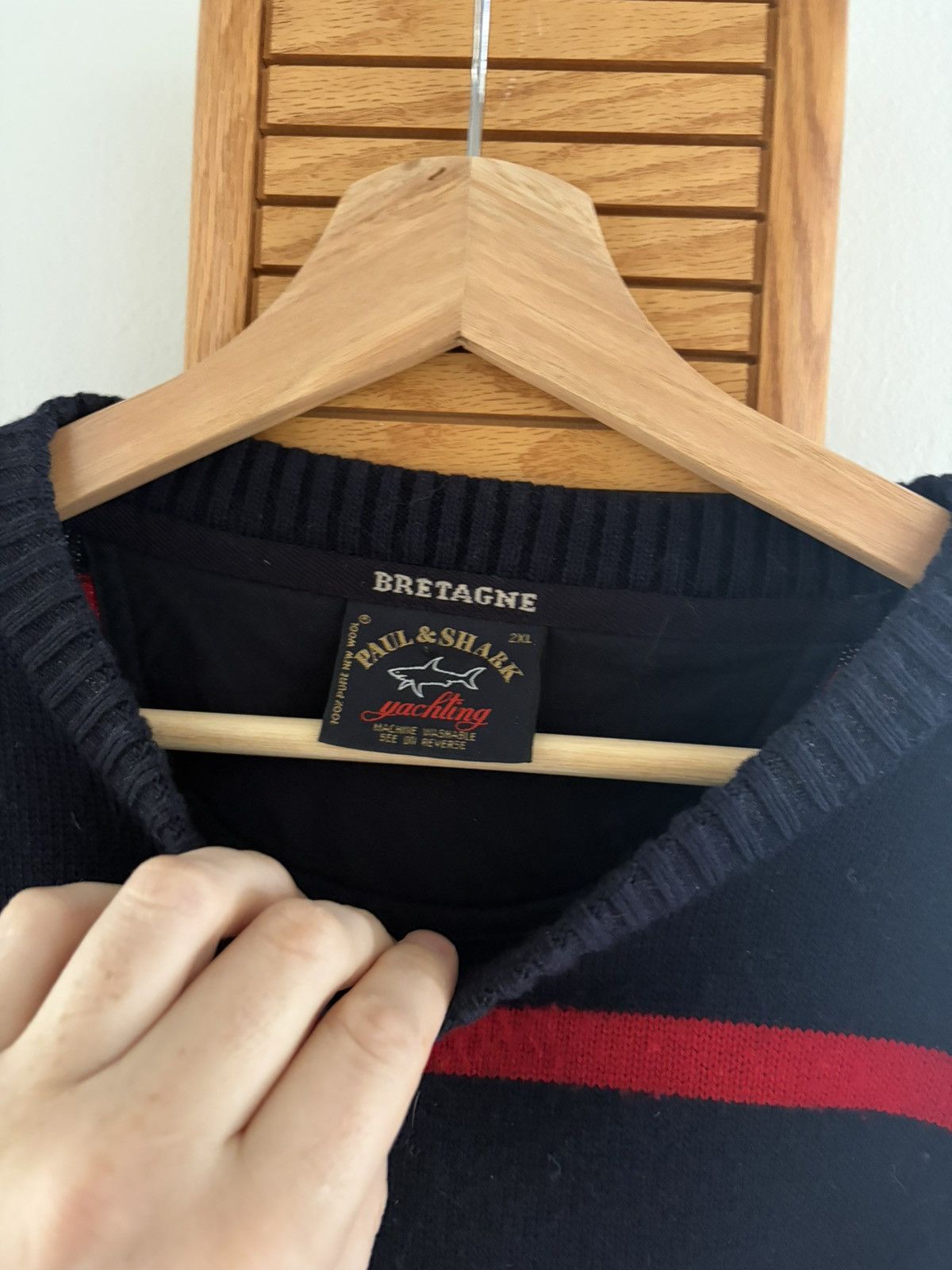 Paul & Shark Paul & Shark Yachting Bretagne Sweater Jumper Striped XXL Size US XXL / EU 58 / 5 - 4 Thumbnail