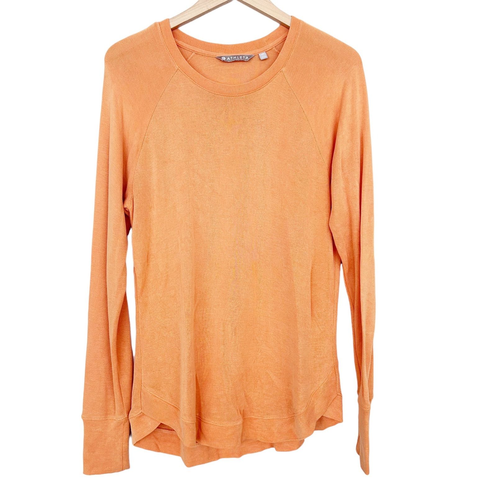 Athleta Athleta Orange Coaster Luxe Recover Sweatshirt Sz ST Size S / US 4 / IT 40 - 1 Thumbnail