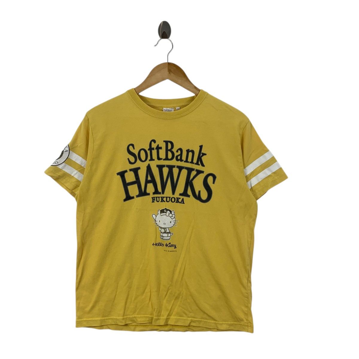 Other HELLO KITTY x SOFTBANK HAWAKS Japan Baseball Tee Shirt Top Size L / US 10 / IT 46 - 3 Thumbnail