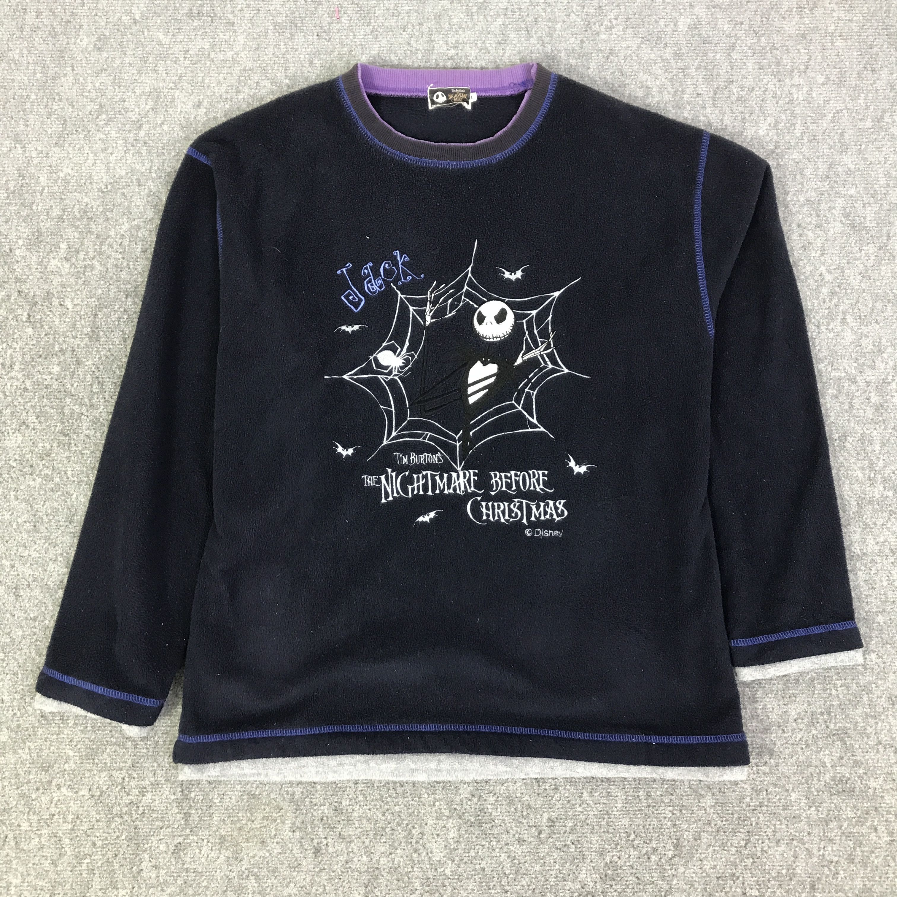 Disney THE NIGHTMARE BEFORE CHRISTMAS SWATSHIRT K104B13 Size US L / EU 52-54 / 3 - 1 Thumbnail