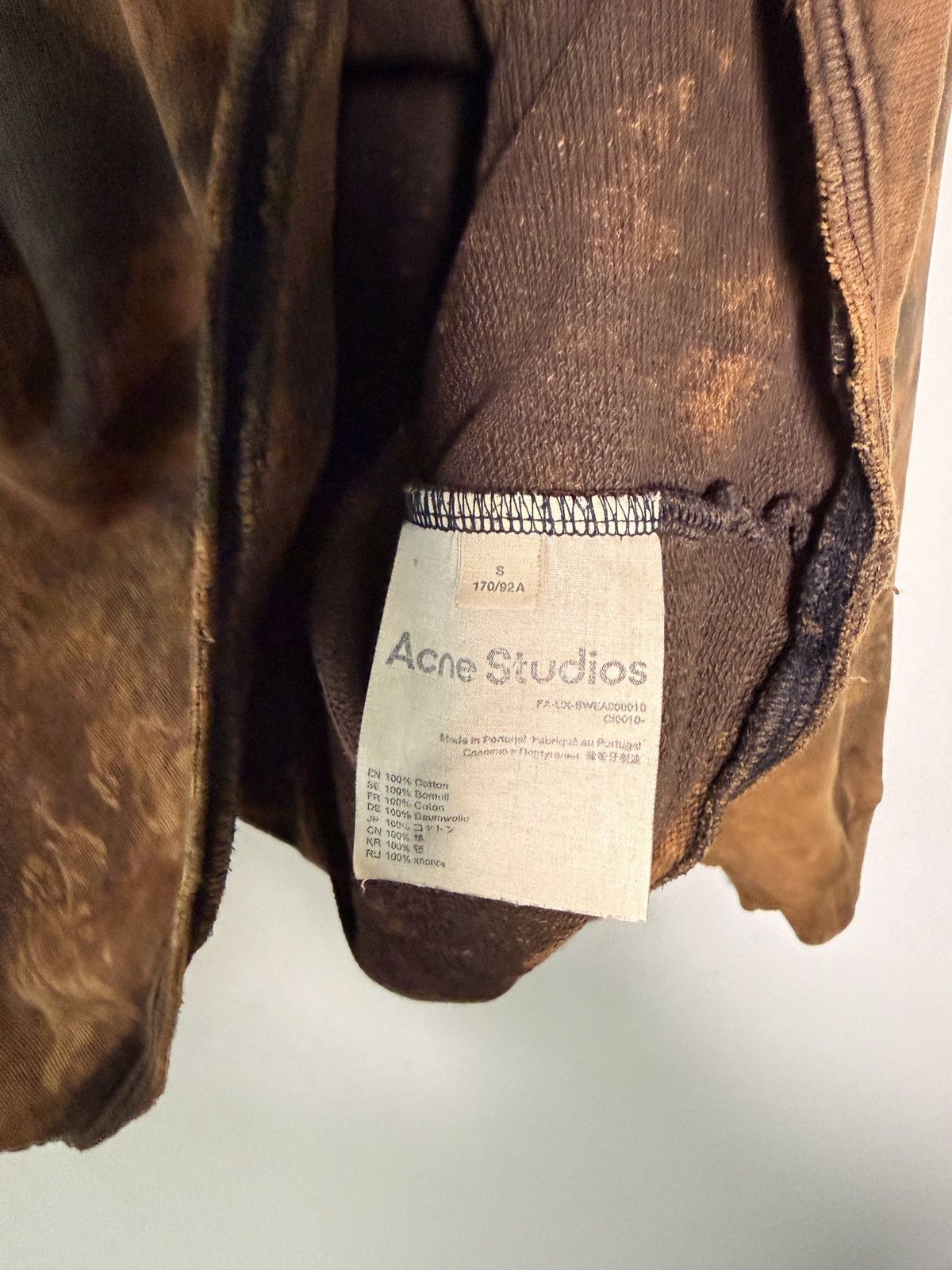 Acne Studios acne studios painters sweatshirt crewneck 1/1 hand dyed Size US M / EU 48-50 / 2 - 11 Thumbnail