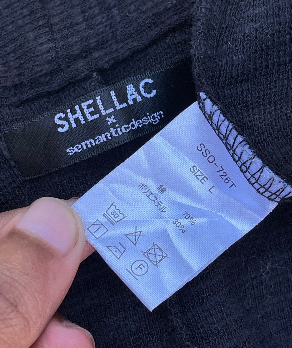 If Six Was Nine × Shellac × semanticdesign 🔥 Shellac x Semantic Design Button Cardigan Size US L / EU 52-54 / 3 - 8 Thumbnail
