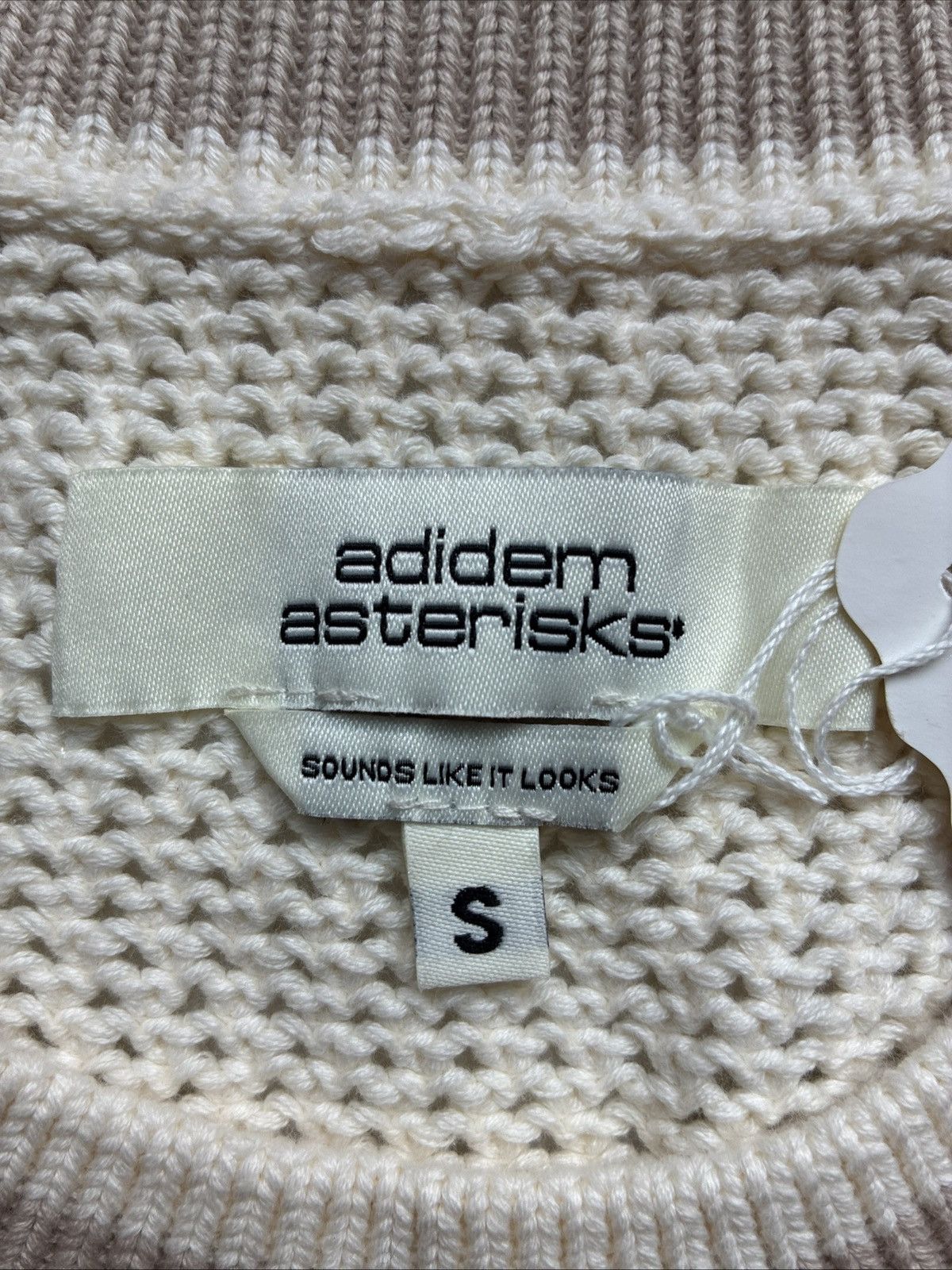 Other Adidem Asterisks Crochet Jersey Cream Sz S Designer Street Size US S / EU 44-46 / 1 - 6 Thumbnail