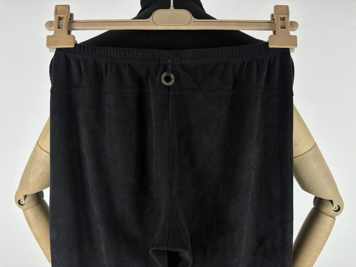 Vintage SAVE THE QUEEN Marco Fantini Suede-Velvet Italy Black Polyester Elastane Pants Trousers L Size 26" / US 2 / IT 38 - 15 Thumbnail