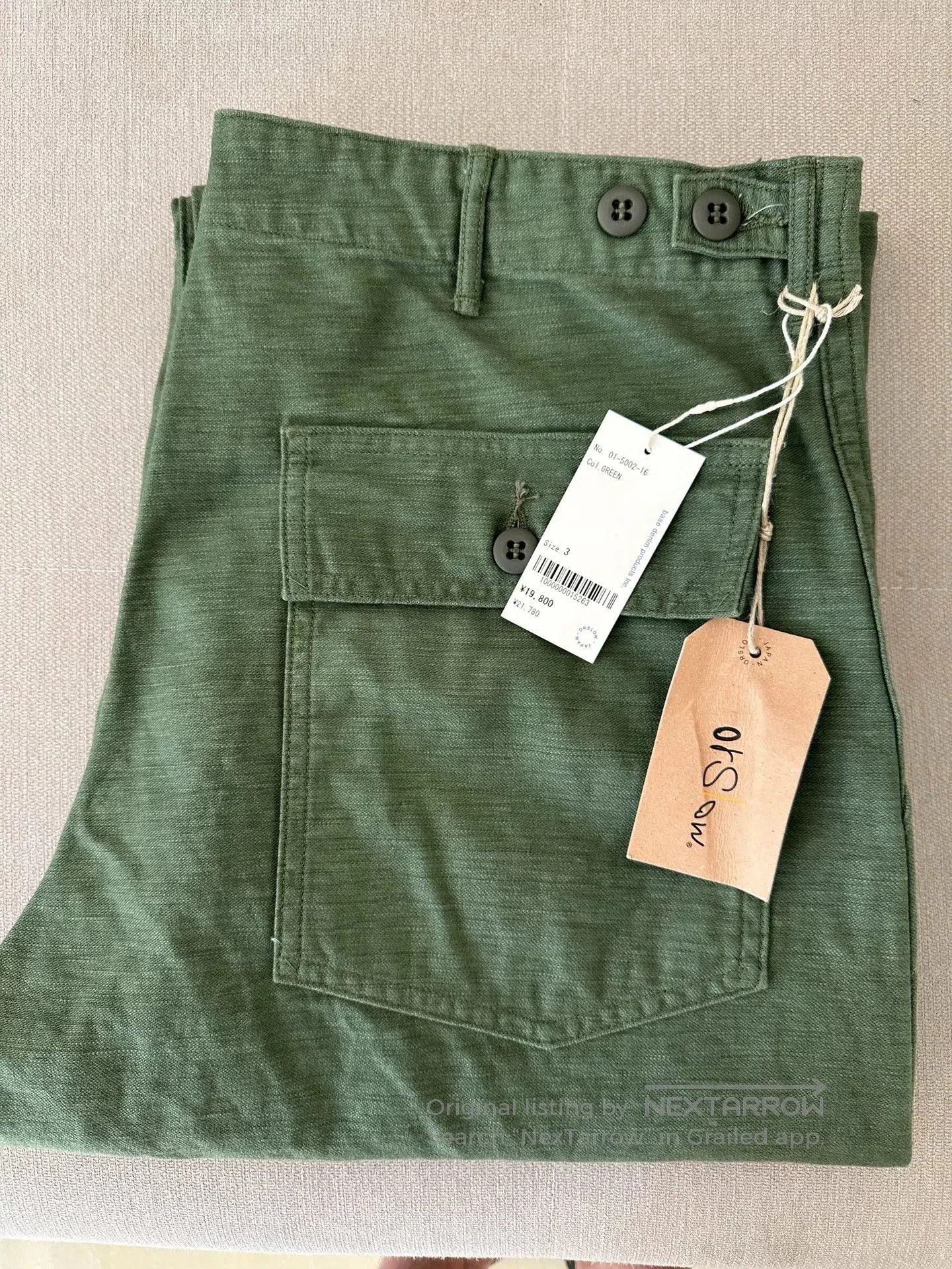 Orslow Classic OG-107 Utility Pants.