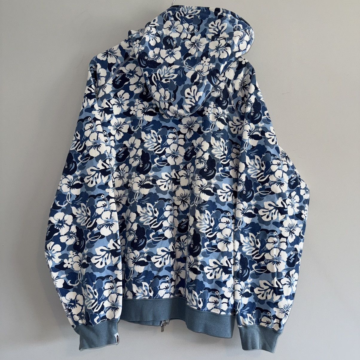 Bape Vintage Nigo Era Aloha Camo Full Zip Up Hoodie Sweater Size US XL / EU 56 / 4 - 5 Thumbnail