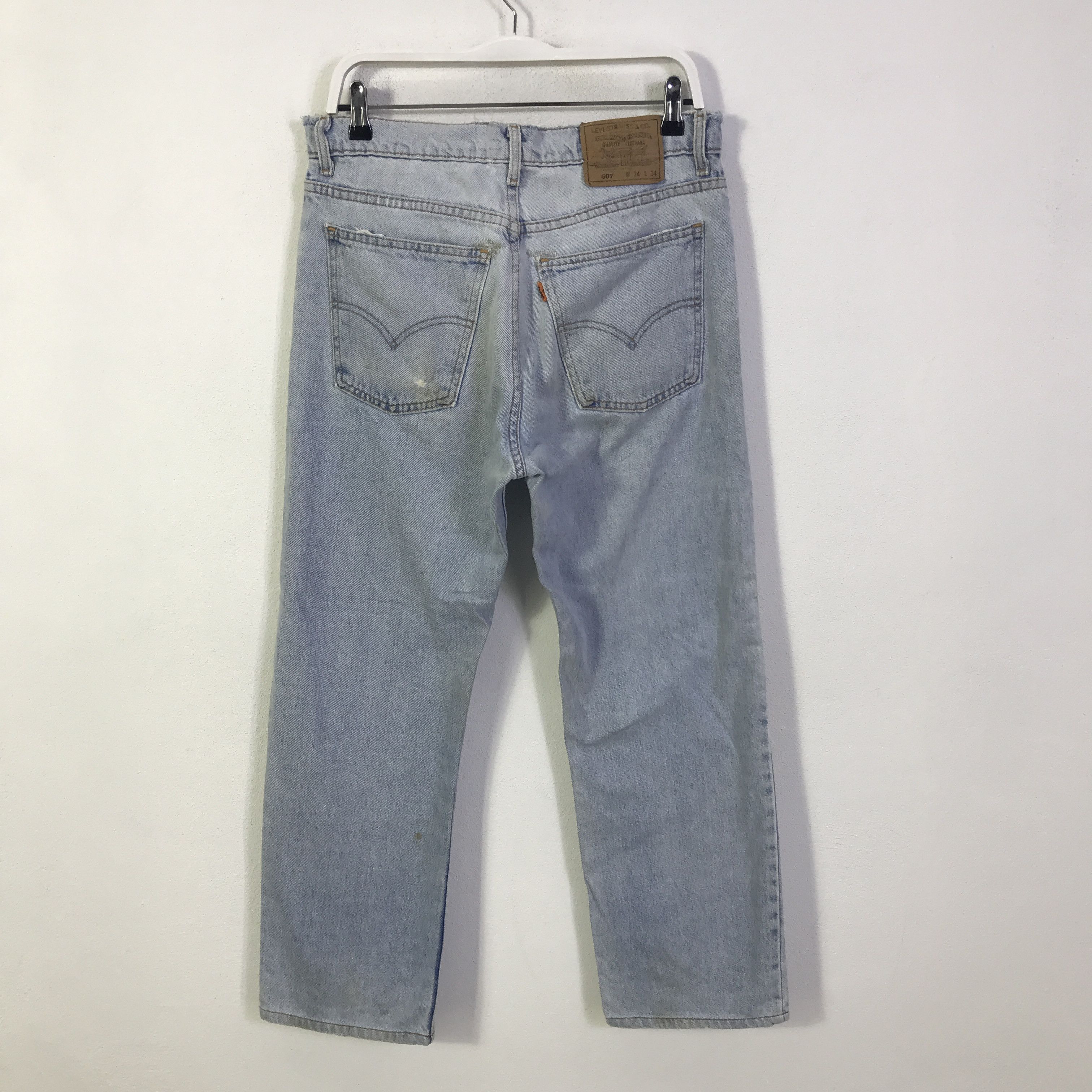 Levi's Levis Light wash denim jeans pants jacket K130B22 Size US 32 / EU 48 - 4 Thumbnail